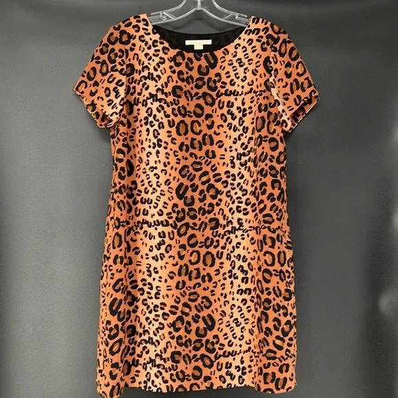 COOPER & ELLA LEOPARD PRINT DRESS - Picture 1 of 8
